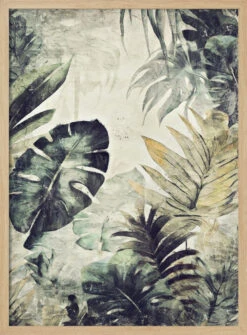 I Jungle01x A 50x70xc - Stretched Canvas, Poster Or Fine Art Print(I Jungle01x A 50x70xc Stretched Canvas Poster Or Fine Art Print) -Heart Wall Art Store pictufy light wood 50x70 2530847