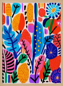 Summer Time No 2 - Stretched Canvas, Poster Or Fine Art Print(Summer Time No 2 Stretched Canvas Poster Or Fine Art Print) -Heart Wall Art Store pictufy light wood 50x70 2550080