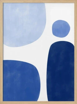 Blue Geometric Flow - Stretched Canvas, Poster Or Fine Art Print(Blue Geometric Flow Stretched Canvas Poster Or Fine Art Print) 14 Blue Geometric Flow - Stretched Canvas, Poster Or Fine Art Print(Blue Geometric Flow Stretched Canvas Poster Or Fine Art Print) -Heart Wall Art Store pictufy light wood 50x70 2551462