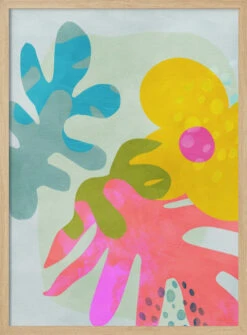 Pastel Cut Out Matisse - Stretched Canvas, Poster Or Fine Art Print(Pastel Cut Out Matisse Stretched Canvas Poster Or Fine Art Print) -Heart Wall Art Store pictufy light wood 50x70 2552761