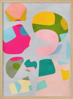 Minimal Cutout Colorful - Stretched Canvas, Poster Or Fine Art Print(Minimal Cutout Colorful Stretched Canvas Poster Or Fine Art Print) 14 Minimal Cutout Colorful - Stretched Canvas, Poster Or Fine Art Print(Minimal Cutout Colorful Stretched Canvas Poster Or Fine Art Print) -Heart Wall Art Store pictufy light wood 50x70 2552769