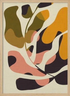 Mid Century Matisse Kopie - Stretched Canvas, Poster Or Fine Art Print(Mid Century Matisse Kopie Stretched Canvas Poster Or Fine Art Print) -Heart Wall Art Store pictufy light wood 50x70 2552968