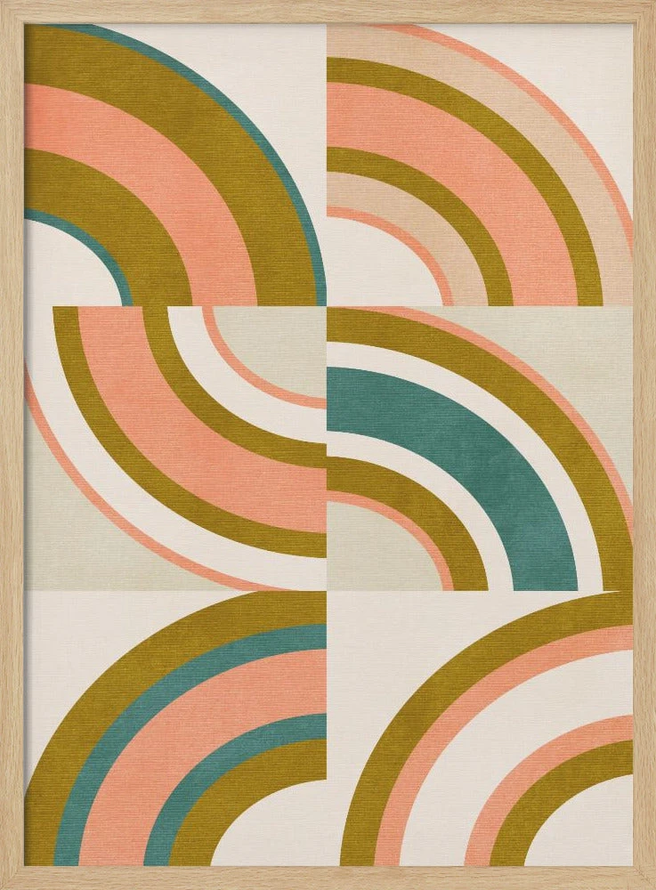 Rainbow Suns 10 - Stretched Canvas, Poster Or Fine Art Print(Rainbow Suns 10 Stretched Canvas Poster Or Fine Art Print) 3 Rainbow Suns 10 - Stretched Canvas, Poster Or Fine Art Print(Rainbow Suns 10 Stretched Canvas Poster Or Fine Art Print) - Image 3