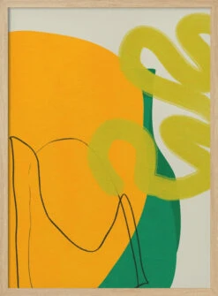 Painted Lines10 Kopie - Stretched Canvas, Poster Or Fine Art Print(Painted Lines10 Kopie Stretched Canvas Poster Or Fine Art Print) -Heart Wall Art Store pictufy light wood 50x70 2553061