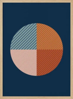 Color Harmony Wheel - Stretched Canvas, Poster Or Fine Art Print(Color Harmony Wheel Stretched Canvas Poster Or Fine Art Print) -Heart Wall Art Store pictufy light wood 50x70 2553260