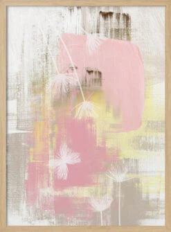 Golden Rose-1 - Stretched Canvas, Poster Or Fine Art Print(Golden Rose 1 Stretched Canvas Poster Or Fine Art Print) -Heart Wall Art Store pictufy light wood 50x70 2554296