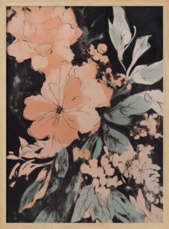 Wild Flowers No 2 - Stretched Canvas, Poster Or Fine Art Print(Wild Flowers No 2 Stretched Canvas Poster Or Fine Art Print) -Heart Wall Art Store pictufy light wood 50x70 2557955