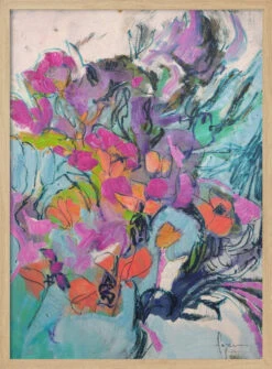 Flourish - Stretched Canvas, Poster Or Fine Art Print(Df840flourish Stretched Canvas Poster Or Fine Art Print) -Heart Wall Art Store pictufy light wood 50x70 2571017