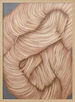 Nature Line I - Stretched Canvas, Poster Or Fine Art Print(Nature Line I Stretched Canvas Poster Or Fine Art Print) -Heart Wall Art Store pictufy light wood 50x70 2697442