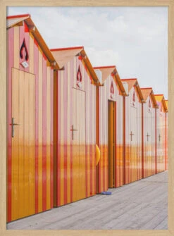 Sorrento - Stretched Canvas, Poster Or Fine Art Print(Sorrento Stretched Canvas Poster Or Fine Art Print) -Heart Wall Art Store pictufy light wood 50x70 2710917