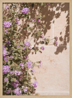 Lilac Summer - Stretched Canvas, Poster Or Fine Art Print(Lilac Summer Stretched Canvas Poster Or Fine Art Print) -Heart Wall Art Store pictufy light wood 50x70 2711091