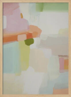 Pastel Abstract 1 - Stretched Canvas, Poster Or Fine Art Print(Pastel Abstract 1 Stretched Canvas Poster Or Fine Art Print) -Heart Wall Art Store pictufy light wood 50x70 2787381