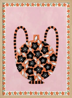 Floral Patterned Jug - Stretched Canvas, Poster Or Fine Art Print(Floral Patterned Jug Stretched Canvas Poster Or Fine Art Print) 14 Floral Patterned Jug - Stretched Canvas, Poster Or Fine Art Print(Floral Patterned Jug Stretched Canvas Poster Or Fine Art Print) -Heart Wall Art Store pictufy light wood 50x70 2787949