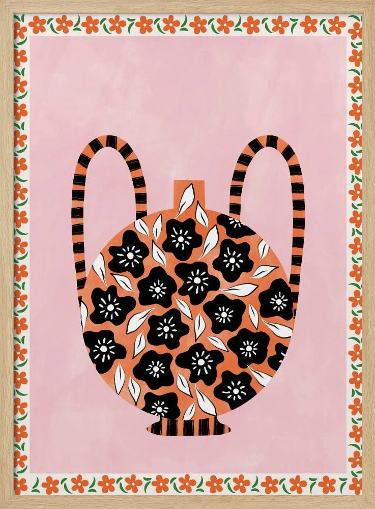 Floral Patterned Jug - Stretched Canvas, Poster Or Fine Art Print(Floral Patterned Jug Stretched Canvas Poster Or Fine Art Print) 3 Floral Patterned Jug - Stretched Canvas, Poster Or Fine Art Print(Floral Patterned Jug Stretched Canvas Poster Or Fine Art Print) - Image 3