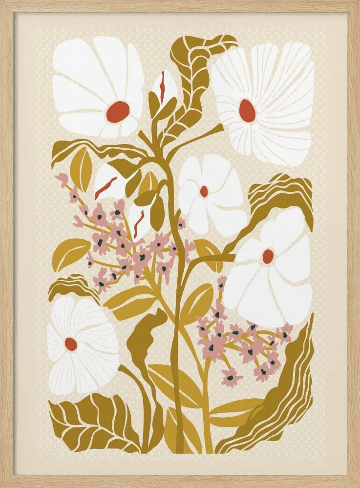 Klimt Flowers Earthy Colors - Stretched Canvas, Poster Or Fine Art Print(Klimt Flowers Earthy Colors Stretched Canvas Poster Or Fine Art Print) 3 Klimt Flowers Earthy Colors - Stretched Canvas, Poster Or Fine Art Print(Klimt Flowers Earthy Colors Stretched Canvas Poster Or Fine Art Print) - Image 3