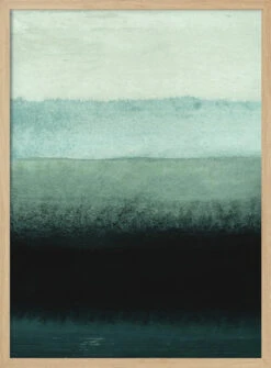 Shades Of Green - Stretched Canvas, Poster Or Fine Art Print(Shades Of Green Stretched Canvas Poster Or Fine Art Print) -Heart Wall Art Store pictufy light wood 50x70 2865972