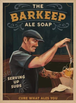 Barkeep Soap Poster 20x30 - Stretched Canvas, Poster Or Fine Art Print(Barkeep Soap Poster 20x30 Stretched Canvas Poster Or Fine Art Print) -Heart Wall Art Store pictufy light wood 50x70 2884924