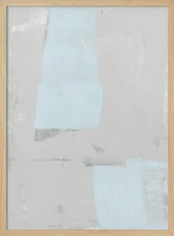 Pale Blue Grey Texture - Stretched Canvas, Poster Or Fine Art Print(Pale Blue Grey Texture Stretched Canvas Poster Or Fine Art Print) -Heart Wall Art Store pictufy light wood 50x70 2890573