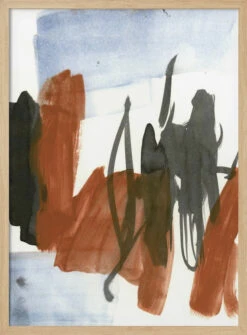 Paper Works 16 II - Stretched Canvas, Poster Or Fine Art Print(Paper Works 16 Ii Stretched Canvas Poster Or Fine Art Print) -Heart Wall Art Store pictufy light wood 50x70 2891401