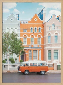 Notting Hill Vibes - Stretched Canvas, Poster Or Fine Art Print(Notting Hill Vibes Stretched Canvas Poster Or Fine Art Print) -Heart Wall Art Store pictufy light wood 50x70 2893339