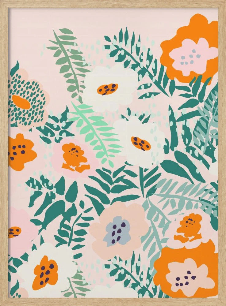 Botanical Dopamine Flowers - Stretched Canvas, Poster Or Fine Art Print(Botanical Dopamine Flowers Stretched Canvas Poster Or Fine Art Print) 3 Botanical Dopamine Flowers - Stretched Canvas, Poster Or Fine Art Print(Botanical Dopamine Flowers Stretched Canvas Poster Or Fine Art Print) - Image 3