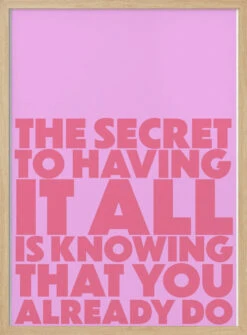 The Secret - Stretched Canvas, Poster Or Fine Art Print(The Secret Stretched Canvas Poster Or Fine Art Print) 14 The Secret - Stretched Canvas, Poster Or Fine Art Print(The Secret Stretched Canvas Poster Or Fine Art Print) -Heart Wall Art Store pictufy light wood 50x70 2928901