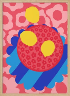 Lemon Flower Plate - Stretched Canvas, Poster Or Fine Art Print(Lemon Flower Plate Stretched Canvas Poster Or Fine Art Print) 14 Lemon Flower Plate - Stretched Canvas, Poster Or Fine Art Print(Lemon Flower Plate Stretched Canvas Poster Or Fine Art Print) -Heart Wall Art Store pictufy light wood 50x70 2935436