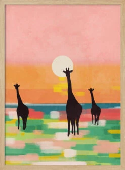 Evening Stroll In The Savannah - Stretched Canvas, Poster Or Fine Art Print(Evening Stroll In The Savannah Stretched Canvas Poster Or Fine Art Print) 14 Evening Stroll In The Savannah - Stretched Canvas, Poster Or Fine Art Print(Evening Stroll In The Savannah Stretched Canvas Poster Or Fine Art Print) -Heart Wall Art Store pictufy light wood 50x70 2964742