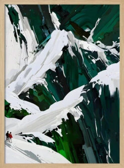 Wilderness In Motion - Stretched Canvas, Poster Or Fine Art Print(Wilderness In Motion Stretched Canvas Poster Or Fine Art Print) -Heart Wall Art Store pictufy light wood 50x70 3083857