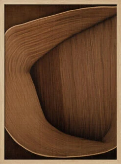 Caramel Lines I - Stretched Canvas, Poster Or Fine Art Print(Caramel Lines I Stretched Canvas Poster Or Fine Art Print) -Heart Wall Art Store pictufy light wood 50x70 3177383