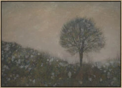 Lonely - Stretched Canvas, Poster Or Fine Art Print(Lonely Stretched Canvas Poster Or Fine Art Print) -Heart Wall Art Store pictufy light wood floating frame canvas horizonta 1645154