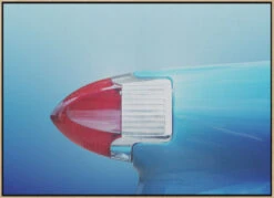 US Classic Car 88 1956 Tail Fin Abstract - Stretched Canvas, Poster Or Fine Art Print(Us Classic Car 88 1956 Tail Fin Abstract Stretched Canvas Poster Or Fine Art Print) -Heart Wall Art Store pictufy light wood floating frame canvas horizonta 2107975