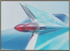 US Classic Car 1959 Sedan Deville - Stretched Canvas, Poster Or Fine Art Print(Us Classic Car 1959 Sedan Deville Stretched Canvas Poster Or Fine Art Print) -Heart Wall Art Store pictufy light wood floating frame canvas horizonta 2121446