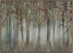 The Dark Forest - Stretched Canvas, Poster Or Fine Art Print(The Dark Forest Stretched Canvas Poster Or Fine Art Print) -Heart Wall Art Store pictufy light wood floating frame canvas horizonta 2349665