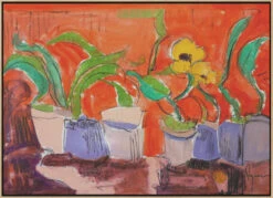 Vibrant Plant Harmony - Stretched Canvas, Poster Or Fine Art Print(Vibrant Plant Harmony Stretched Canvas Poster Or Fine Art Print) 22 Vibrant Plant Harmony - Stretched Canvas, Poster Or Fine Art Print(Vibrant Plant Harmony Stretched Canvas Poster Or Fine Art Print) -Heart Wall Art Store pictufy light wood floating frame canvas horizonta 2570721