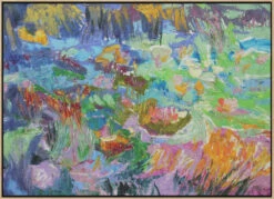 Vibrant Dreamscape - Stretched Canvas, Poster Or Fine Art Print(Vibrant Dreamscape Stretched Canvas Poster Or Fine Art Print 1) -Heart Wall Art Store pictufy light wood floating frame canvas horizonta 2570733