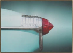 American Classic Car Super 88 1953 Rear - Stretched Canvas, Poster Or Fine Art Print(American Classic Car Super 88 1953 Rear Stretched Canvas Poster Or Fine Art Print) -Heart Wall Art Store pictufy light wood floating frame canvas horizonta 2762055