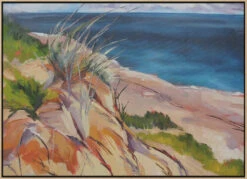 Ballstron Beach - Stretched Canvas, Poster Or Fine Art Print(Ballstron Beach Stretched Canvas Poster Or Fine Art Print) -Heart Wall Art Store pictufy light wood floating frame canvas horizonta 2786431