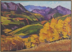 Cotton Woods - Stretched Canvas, Poster Or Fine Art Print(Cotton Woods Stretched Canvas Poster Or Fine Art Print) -Heart Wall Art Store pictufy light wood floating frame canvas horizonta 2786452