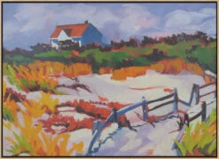 End Of Summer - Stretched Canvas, Poster Or Fine Art Print(End Of Summer Stretched Canvas Poster Or Fine Art Print) -Heart Wall Art Store pictufy light wood floating frame canvas horizonta 2786457