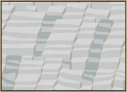 City Life Always Up Soft Grey Pattern - Stretched Canvas, Poster Or Fine Art Print(City Life Always Up Soft Grey Pattern Stretched Canvas Poster Or Fine Art Print) -Heart Wall Art Store pictufy light wood floating frame canvas horizonta 2881186