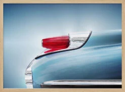 US Classic Car Monterey 1962 Taillight - Stretched Canvas, Poster Or Fine Art Print(Us Classic Car Monterey 1962 Taillight Stretched Canvas Poster Or Fine Art Print) -Heart Wall Art Store pictufy light wood horizontal 50x70 1869663