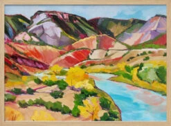 The Colors Of New Mexico - Stretched Canvas, Poster Or Fine Art Print(The Colors Of New Mexico Stretched Canvas Poster Or Fine Art Print) -Heart Wall Art Store pictufy light wood horizontal 50x70 2785956