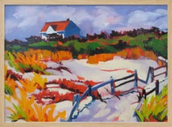 End Of Summer - Stretched Canvas, Poster Or Fine Art Print(End Of Summer Stretched Canvas Poster Or Fine Art Print) -Heart Wall Art Store pictufy light wood horizontal 50x70 2786457