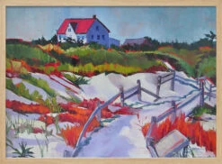 Island Beach State Park - Stretched Canvas, Poster Or Fine Art Print(Island Beach State Park Stretched Canvas Poster Or Fine Art Print) -Heart Wall Art Store pictufy light wood horizontal 50x70 2786470