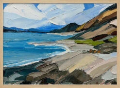 Out West - Stretched Canvas, Poster Or Fine Art Print(Out West Stretched Canvas Poster Or Fine Art Print) -Heart Wall Art Store pictufy light wood horizontal 50x70 2786656