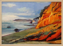 Oregon's Coast - Stretched Canvas, Poster Or Fine Art Print(Oregons Coast Stretched Canvas Poster Or Fine Art Print) -Heart Wall Art Store pictufy light wood horizontal 50x70 2786657