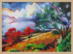 Sonoma Hillside - Stretched Canvas, Poster Or Fine Art Print(Sonoma Hillside Stretched Canvas Poster Or Fine Art Print) -Heart Wall Art Store pictufy light wood horizontal 50x70 2786681