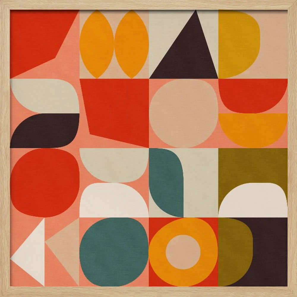 Bauhaus New 4 - Square Stretched Canvas, Poster Or Fine Art Print(Bauhaus New 4 Square Stretched Canvas Poster Or Fine Art Print) 3 Bauhaus New 4 - Square Stretched Canvas, Poster Or Fine Art Print(Bauhaus New 4 Square Stretched Canvas Poster Or Fine Art Print) - Image 3