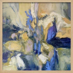 Irises - Square Stretched Canvas, Poster Or Fine Art Print(Irises Square Stretched Canvas Poster Or Fine Art Print) -Heart Wall Art Store pictufy light wood square 50x70 2568086